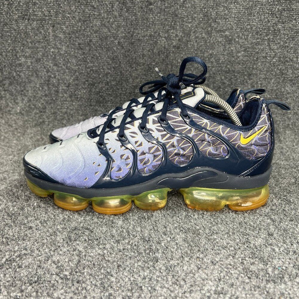 Nike Air‎ VaporMax Plus Shoes Men's Size 9.5 Geometric Obsidian Laser Orange - Picture 6 of 13
